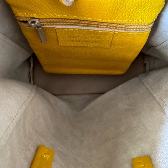 Golden yellow leather purse … New! - Picture 4 of 6